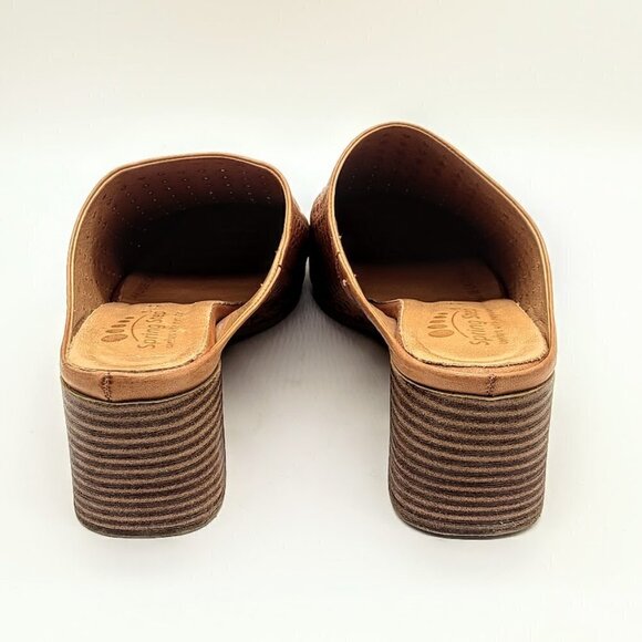 Spring Step Arlyse Tan Leather Mules Size 41 - Picture 4 of 9